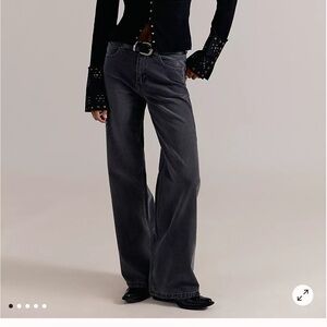 Free People tensely high rise baggy jean 27